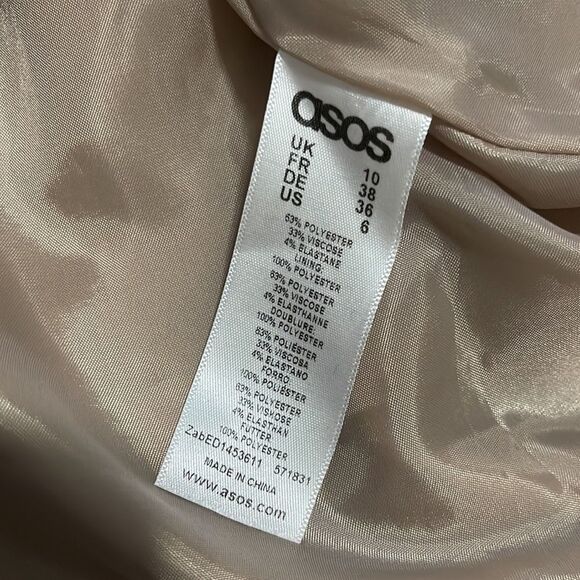 EUC- ASOS BLACK- 6. Beaded Dress - Picture 8 of 9